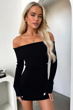 Aaliyah Mini Dress - Black