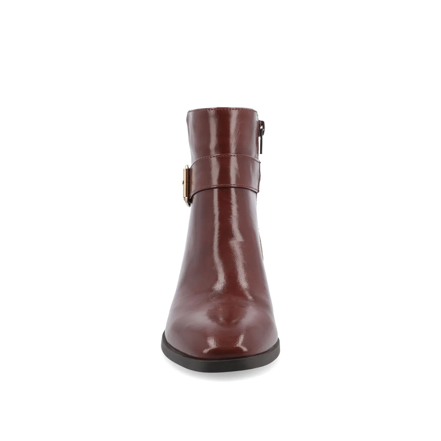 ELLEY SQUARE TOE BOOTIES IN FAUX LEATHER