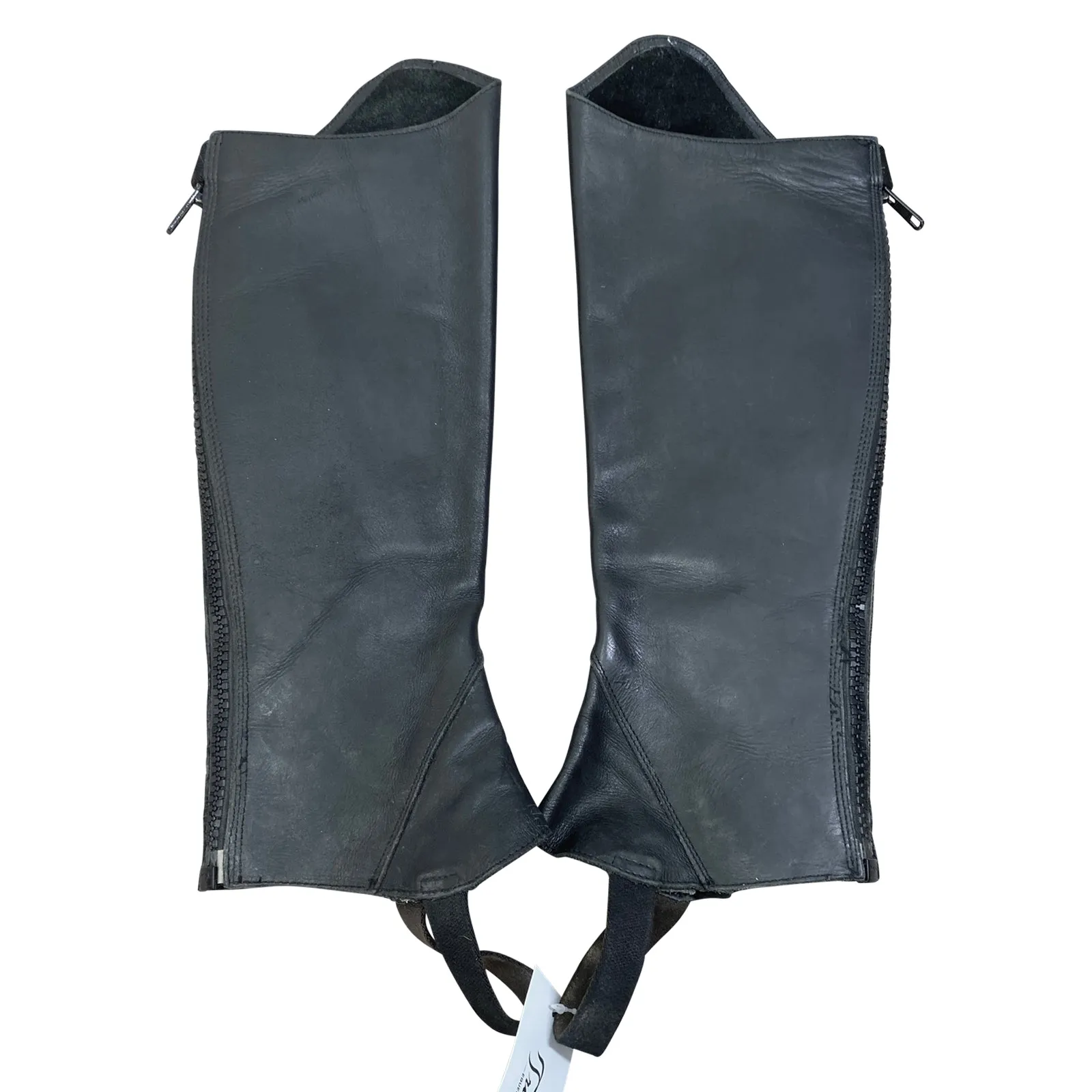 Huntley Equestrian Half Chaps in Black - XS/Short
