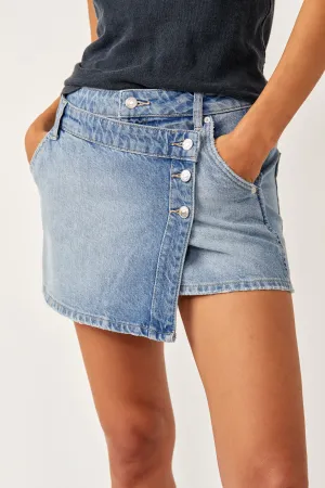Wynne Denim Skirt Light Indigo